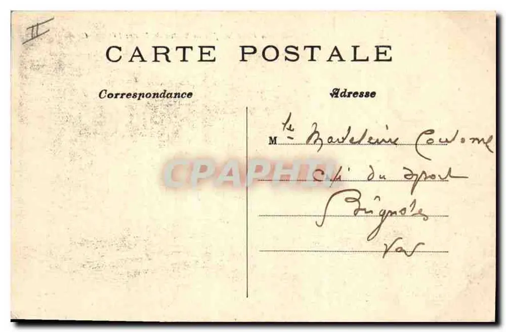 Paris — Der Rundpunkt des Pont-Neuf und die Statue von Henri IV — C. M. n°214 - Rückseite