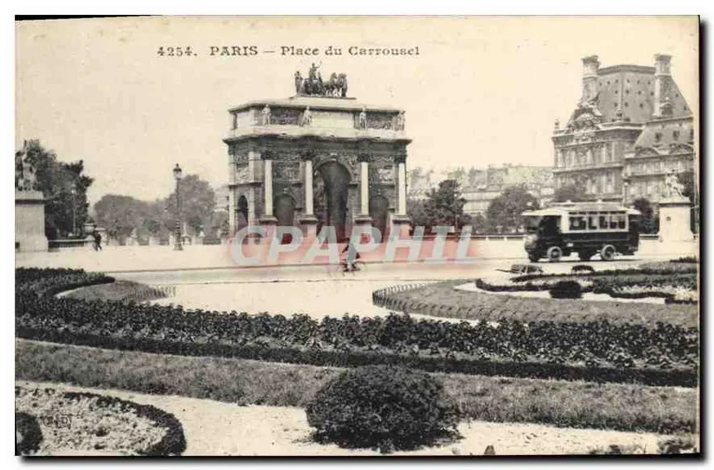 Paris — Place du Carrousel — n° 4254 - Frente