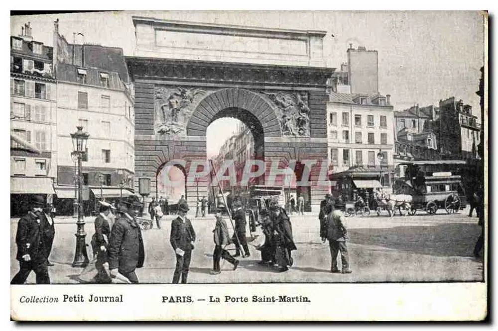 Paris — La Porte Saint-Martin — Collection Petit Journal - Vorderseite