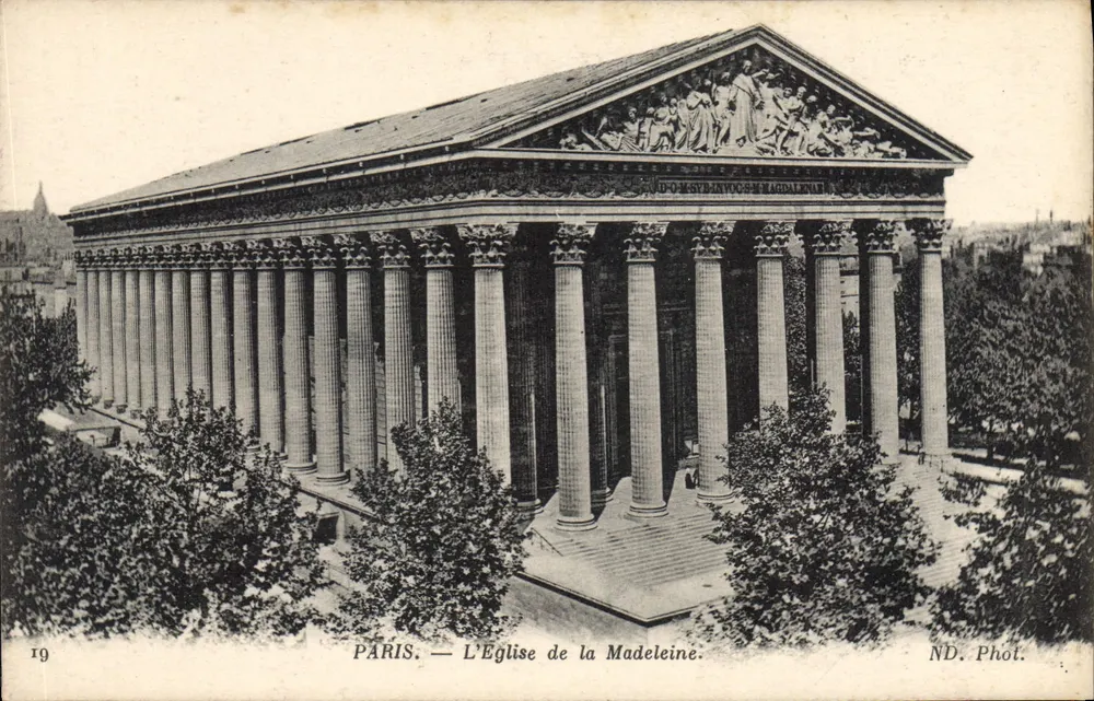 PARIGI — La Chiesa della Madeleine — ND. Fot. - Recto
