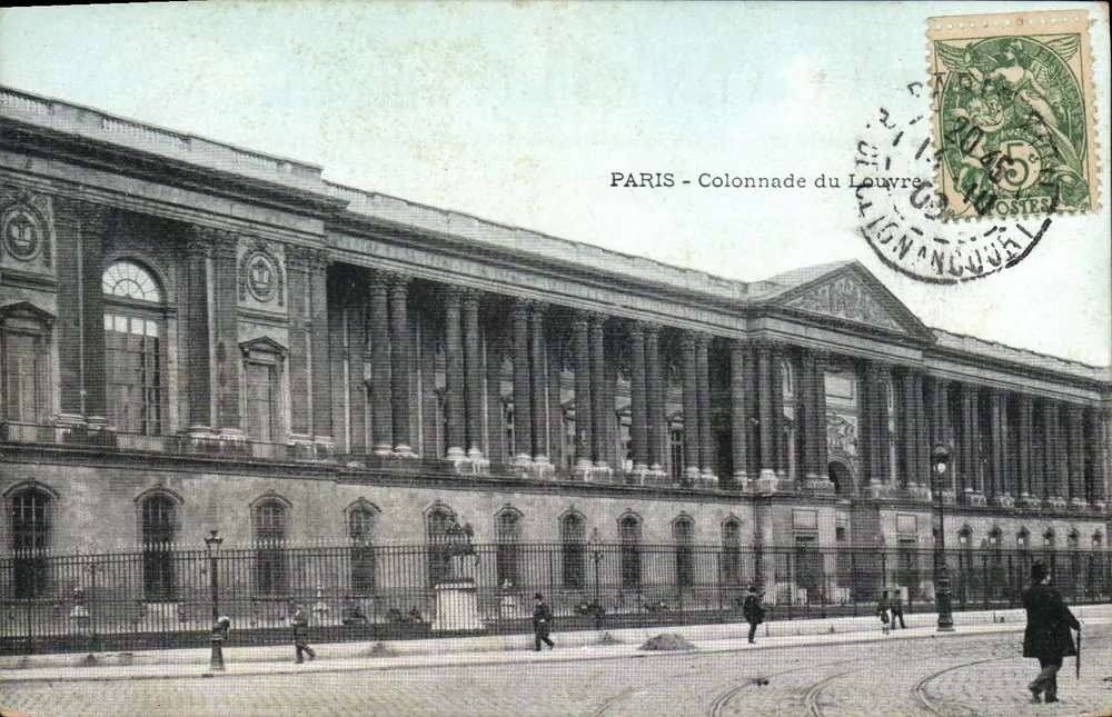 PARIS - Colunata do Louvre — editor desconhecido, número de série não visível - Frente