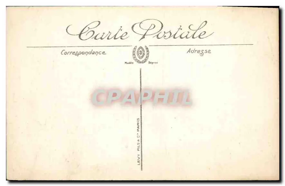 Paris — A Sorbonne — LL. — N° 109 - Verso