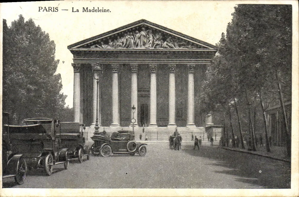 PARIS — A Madeleine — Editor não identificado, número de série não visível - Frente