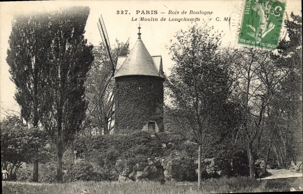 Paris — Bois de Boulogne — Le Moulin de Longchamps — G. M. — Nr. 337 - Vorderseite