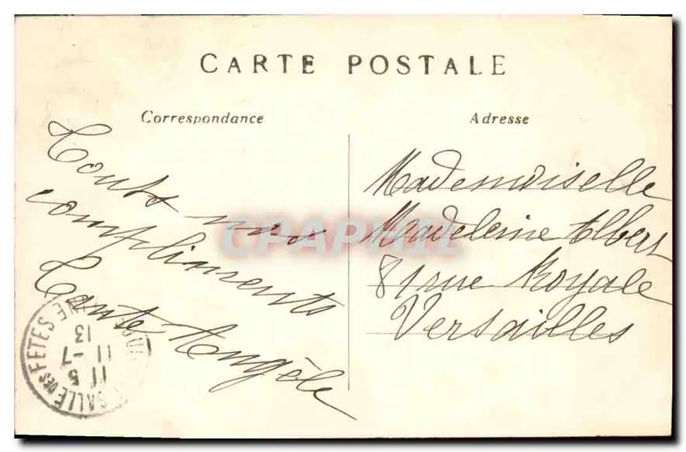 Paris — Bois de Boulogne — Le Moulin de Longchamps — G. M. — Nr. 337 - Rückseite