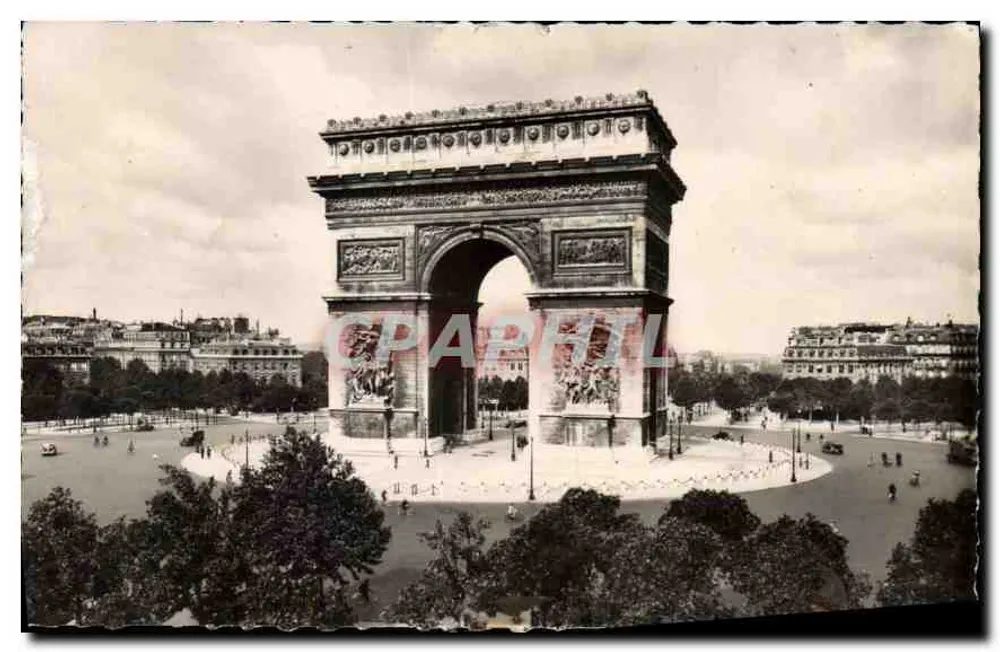 Paryż - Arc de Triomphe — Wydawnictwo O.P. Paryż, nr 1 - Awers