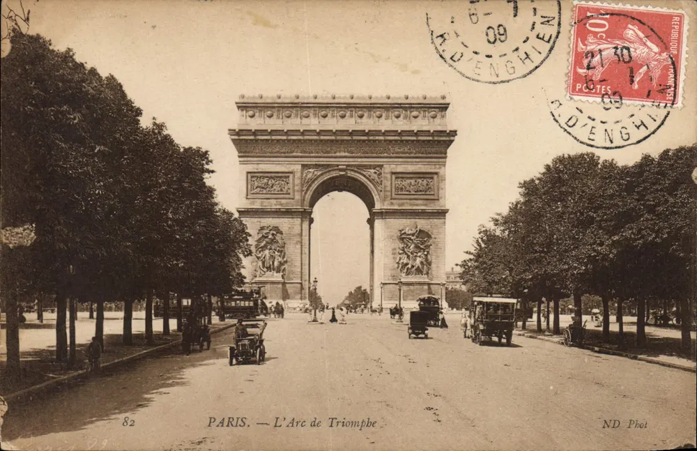 PARYŻ. — Arc de Triomphe — ND Phot, n°82 - Awers