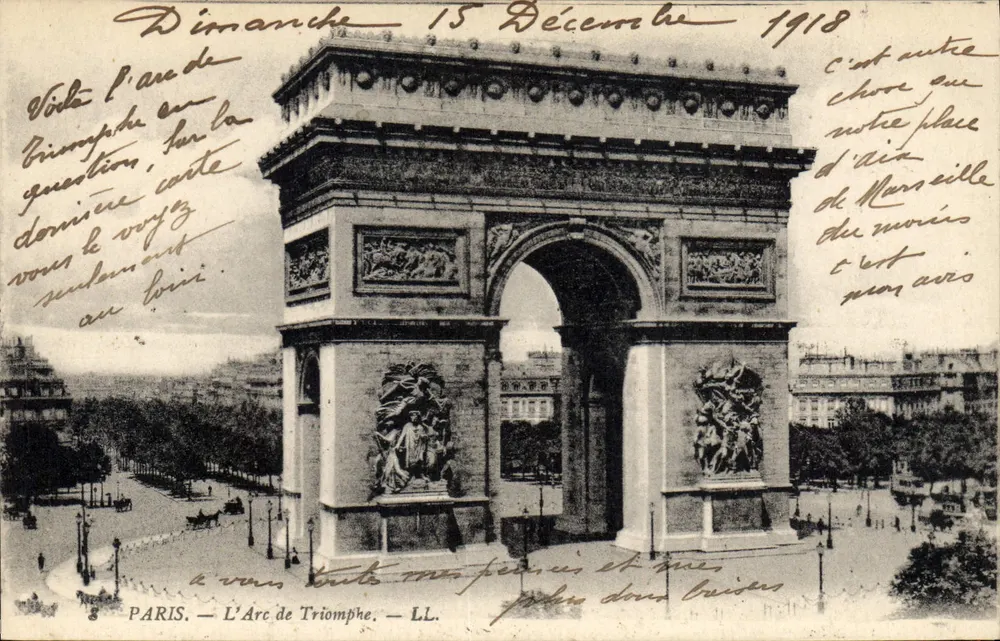 Paris — O Arco do Triunfo — LL. - Frente