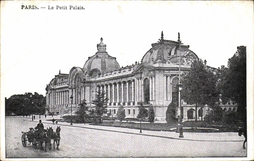 Paris — O Pequeno Palácio — Editor não identificado, número de série não visível - Frente