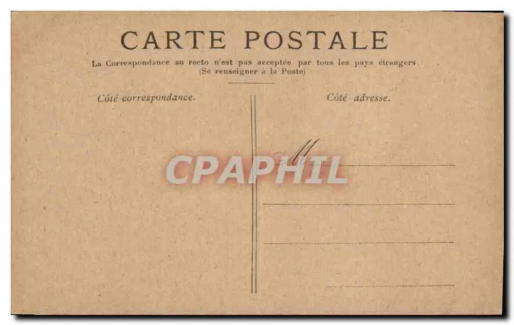 Paris - A praça da Bastilha — Coluna da Bastilha, editor não identificado - Verso