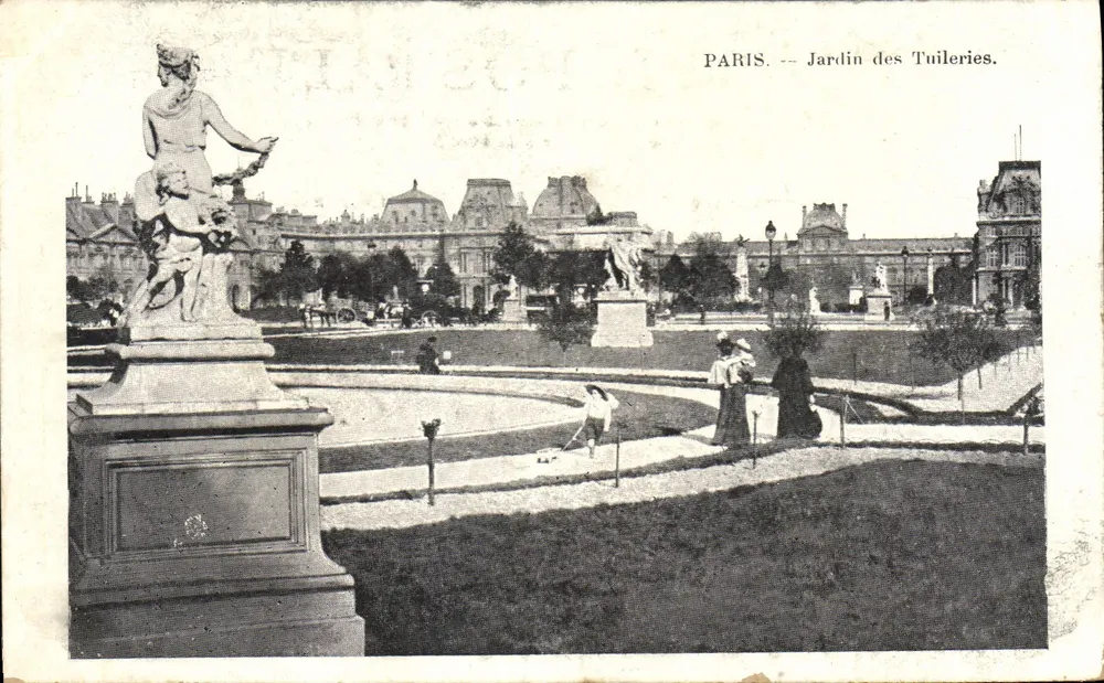 Paris — Jardim das Tuileries — editor não identificado - Frente