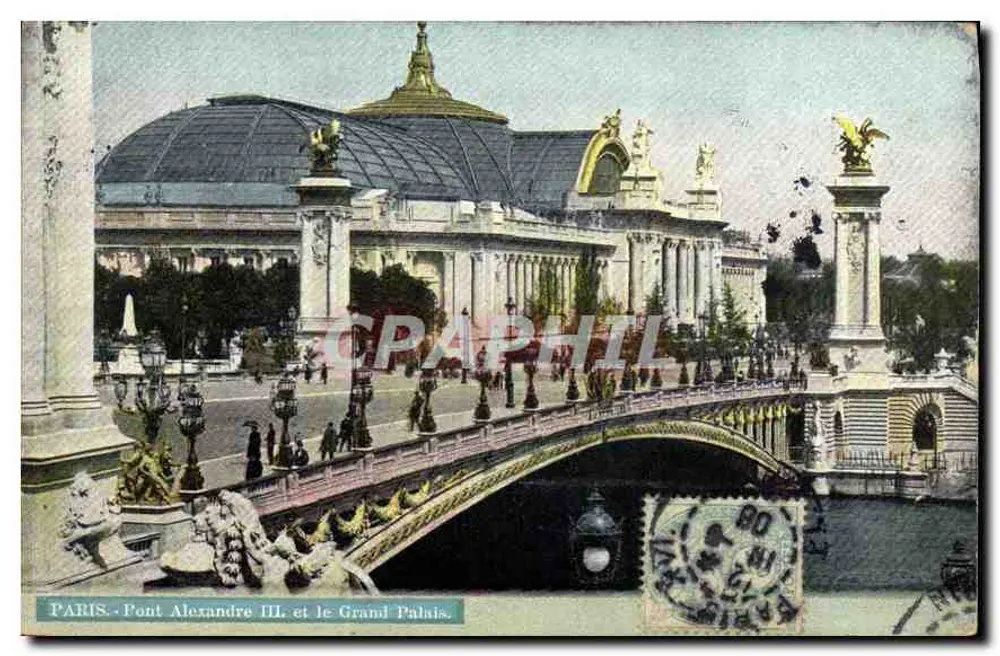 Paris - Pont Alexandre III et le Grand Palais - Recto