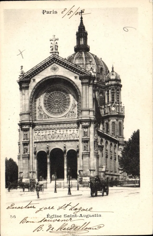 Paris — Igreja de São Agostinho — Encaustura, n°56 - Frente
