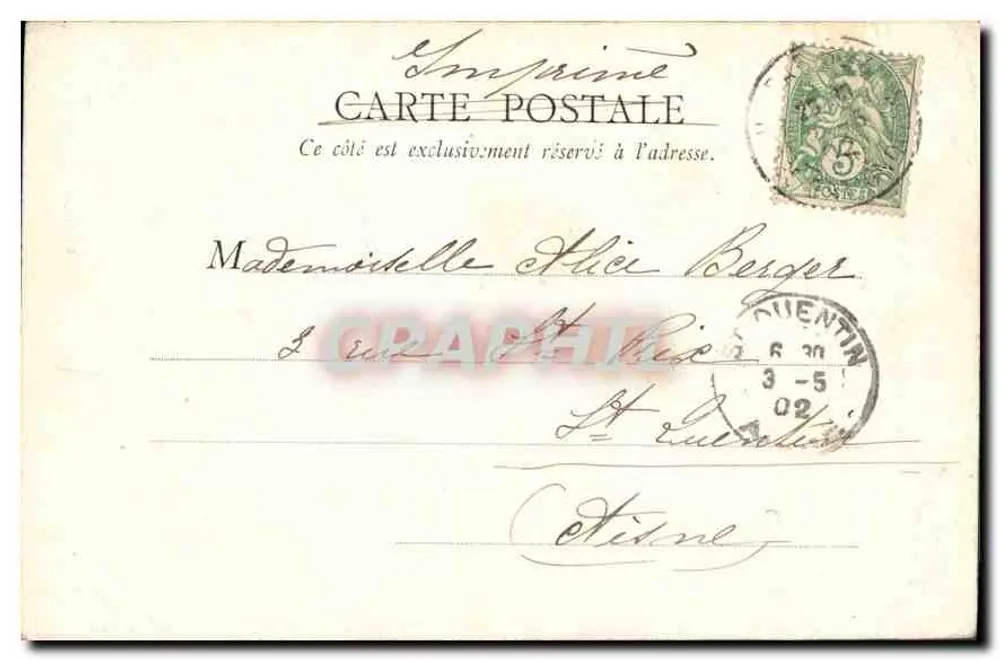 Paris — Igreja de São Agostinho — Encaustura, n°56 - Verso