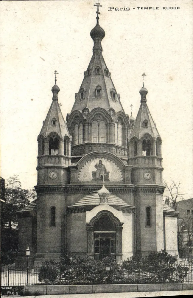 Paris - Templo Russo — editor TAERCK, Paris - Frente
