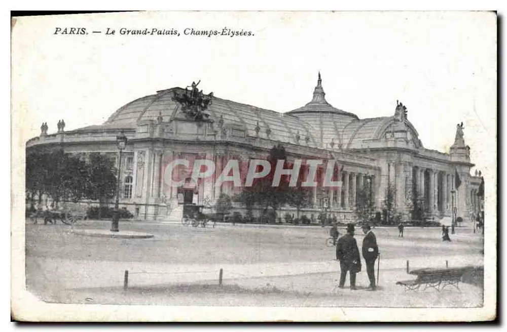 PARIS — Il Grand Palais, Champs-Élysées - Recto