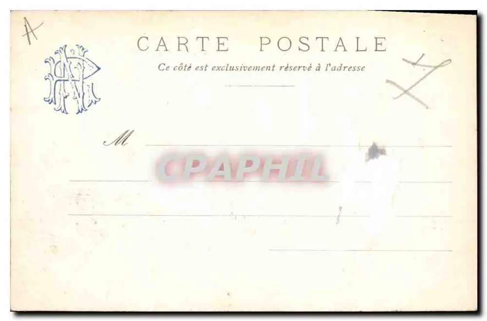 Cour do Louvre — Paris — editor anônimo, n° 34 - Verso