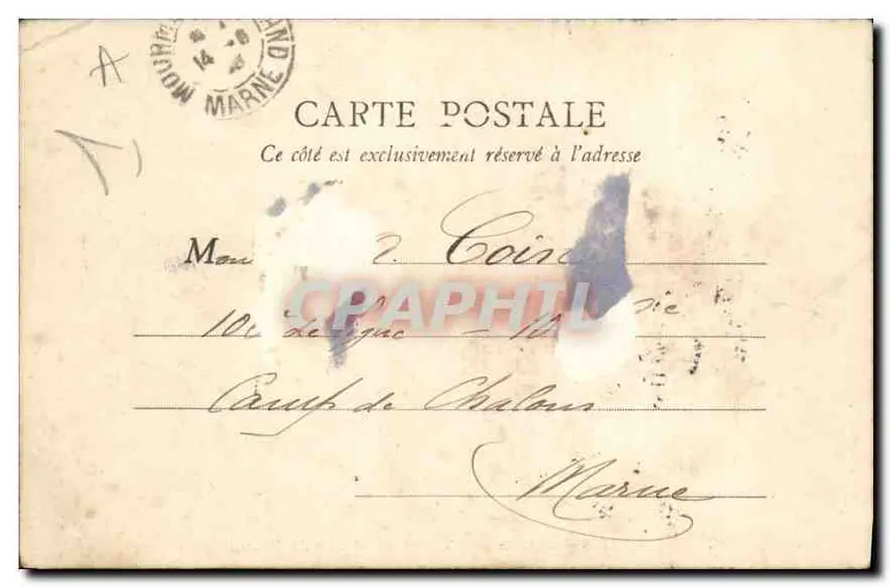 PARIS — Jardin der Tuileries und Rue de Rivoli — Verlag Tica - Rückseite