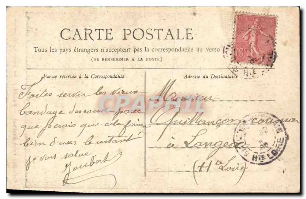 Paris — La Porte Saint-Denis — Collection Petit Journal - Rückseite