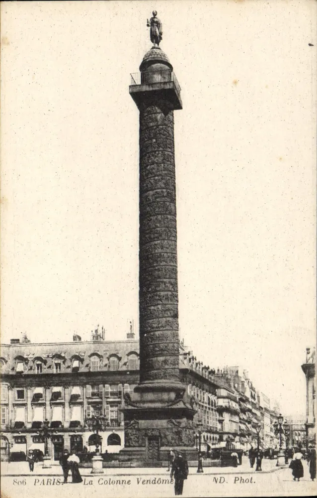 Paris — A Coluna Vendôme — ND. Fot. n° 806 - Frente