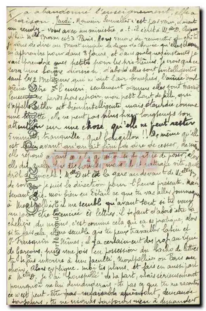 PARIS — Haus genannt François Ier, Cours la Reine — ND. Phot. n° 223 - Rückseite