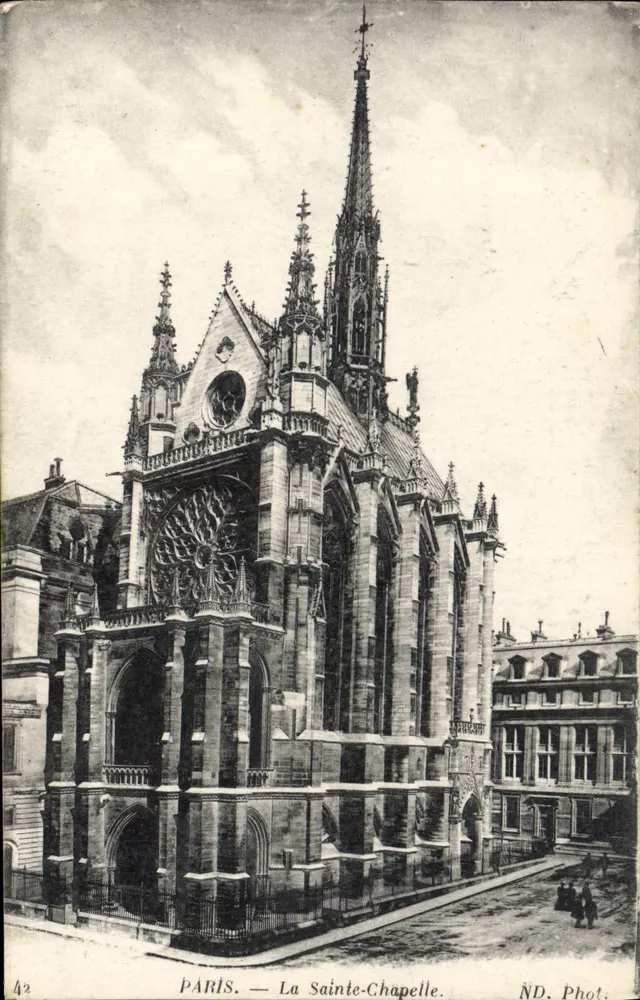Paris — A Santa Capela — ND. Fot. n°42 - Frente