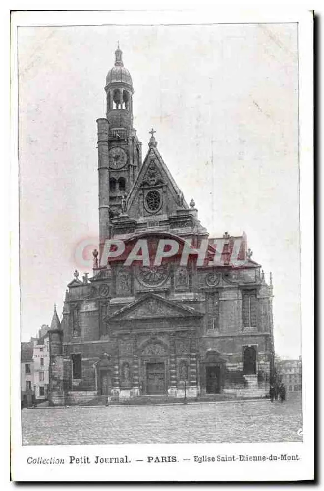 St. Etienne-du-Mont Kirche — Paris — Sammlung Petit Journal - Vorderseite