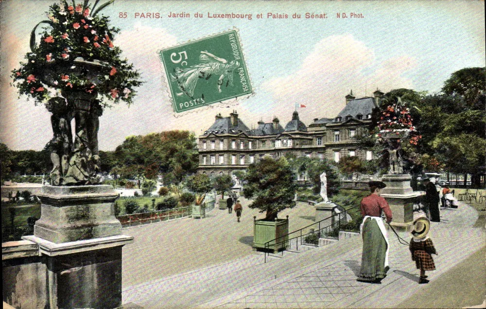 Paris. Luxembourg-Garten und Senatspalast — N.D. Fotografie — Nr. 85 - Vorderseite