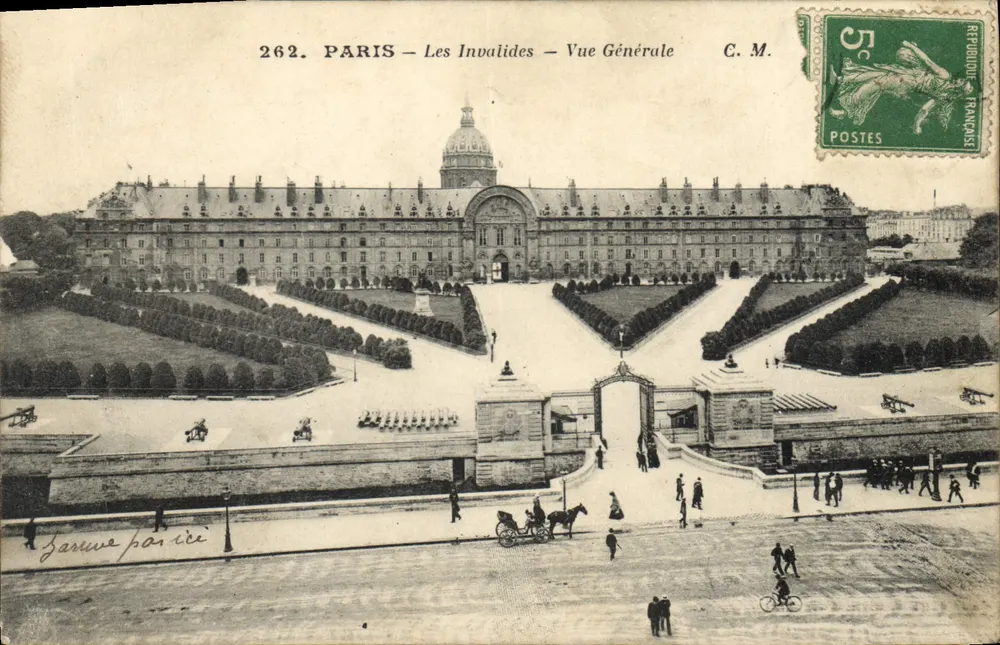 PARIS — Os Invalides — Vista Geral — C. M. n°262 - Frente