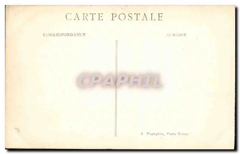 PARIS — Der Panthéon — A.P. - Rückseite