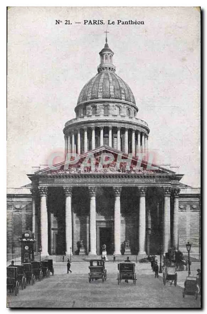 Paris — Le Panthéon — éditeur Imp. E. Le Deley, Paris, n° 21 - Frente