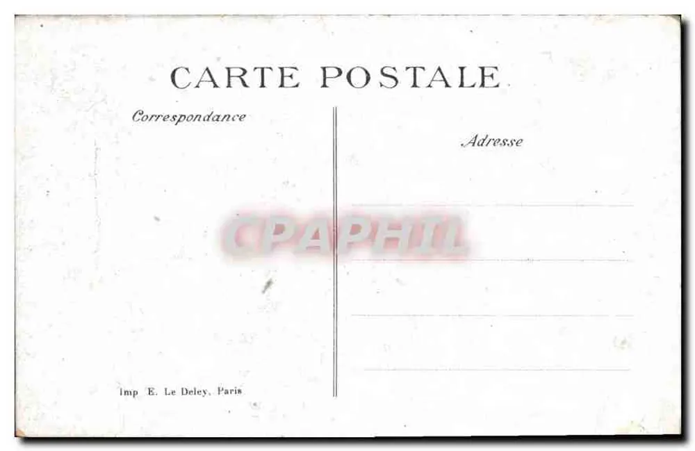 Paris — Le Panthéon — éditeur Imp. E. Le Deley, Paris, n° 21 - Verso
