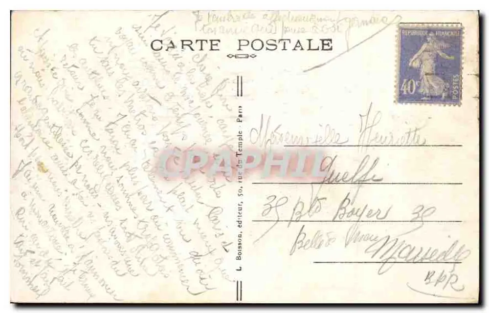 PARIS — Catedral Notre-Dame — J.H. - Verso