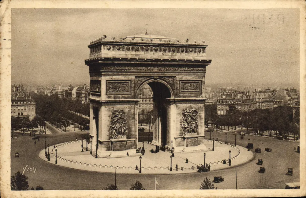 Arc de Triomphe — Paris — Les Éditions d'Art Yvon - Vorderseite