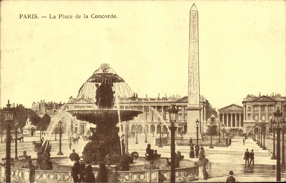Paris — A Praça da Concorde — L.D. Paris - Frente