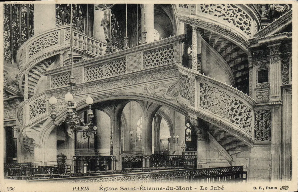 Paris — Kirche Saint-Étienne-du-Mont — Der Chorvorhang - Vorderseite