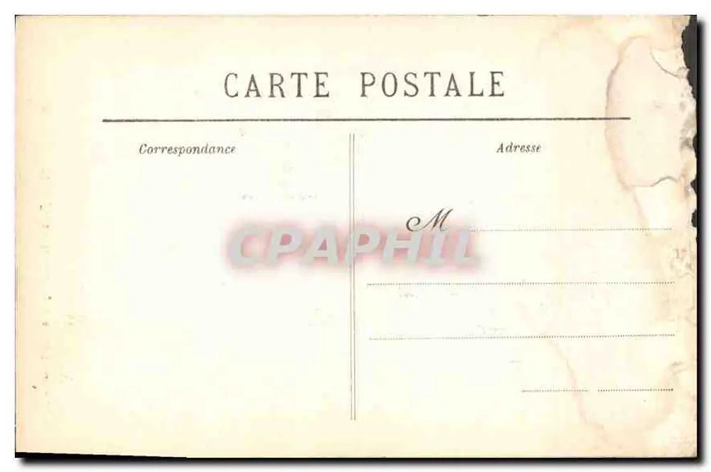 Frau aus Quimper im Festkleid — Sammlung Villard, Quimper - Rückseite