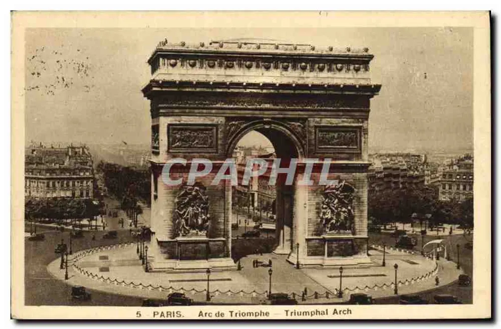 파리 — 트리우모프 아치 — 번호 5 - 앞면
