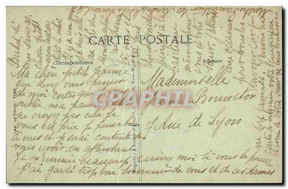 PARIS — Montmartre — Basilique du Sacré-Cœur — Verlag Le Doley, n° 4014 - Rückseite