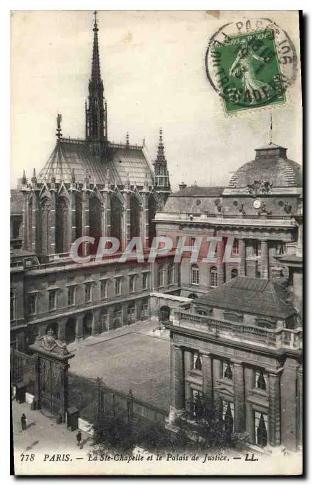 Paris — Sainte-Chapelle und das Palais de Justice — LL. n° 778 - Vorderseite