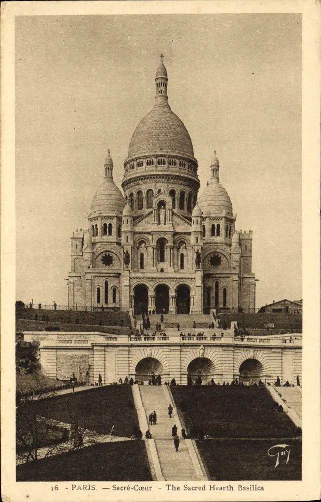 Paryż — Sacré-Cœur — Bazylika Serca Piekłego — Tuy - Awers