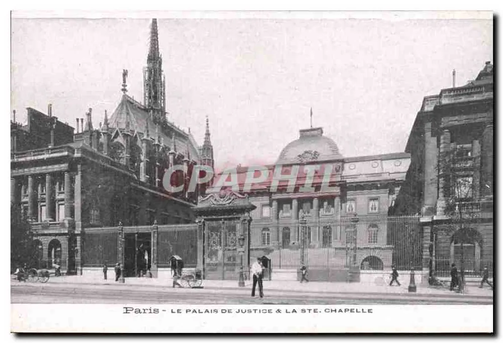 Paris - Das Palais de Justice & Die Sainte-Chapelle - Vorderseite
