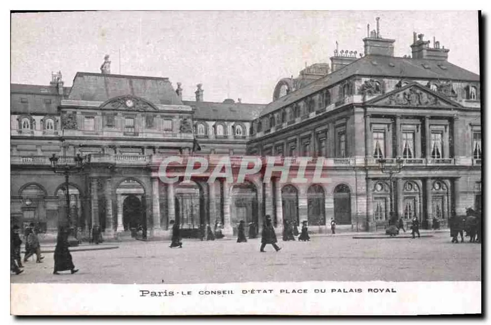 Paris — Der Conseil d'État, Place du Palais-Royal - Vorderseite