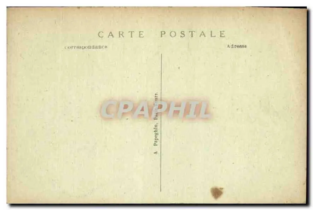 Der See im Bois de Boulogne — Paris — A.P. n°286 - Rückseite