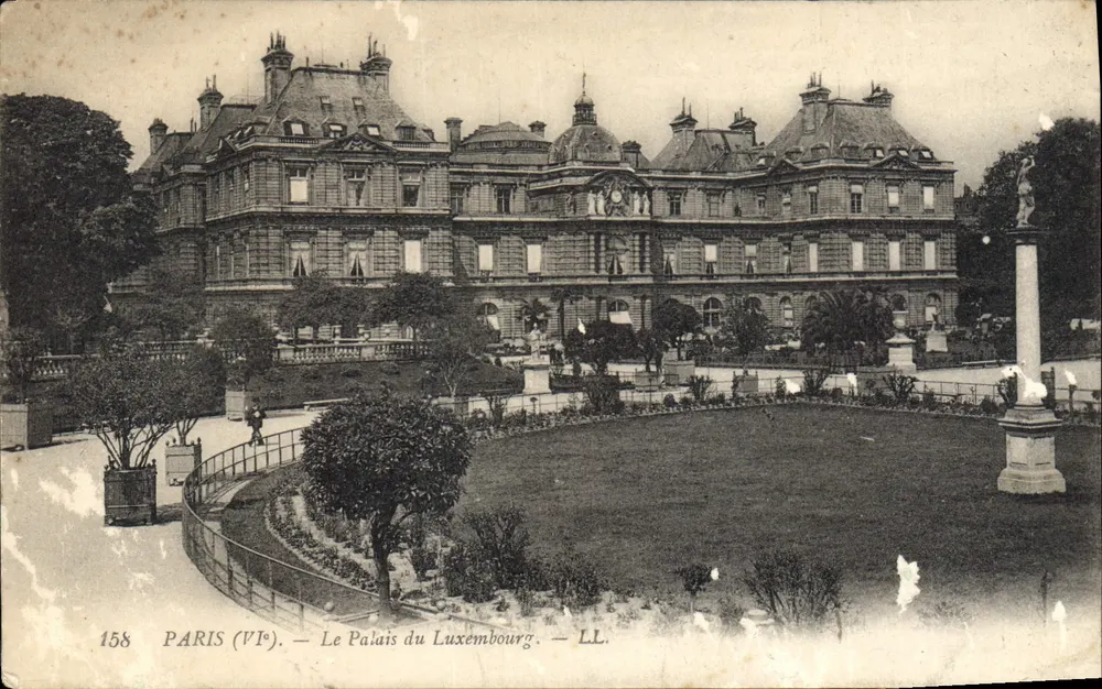 Parigi (VI) — Il Palazzo del Luxembourg — LL. — N° 158 - Recto