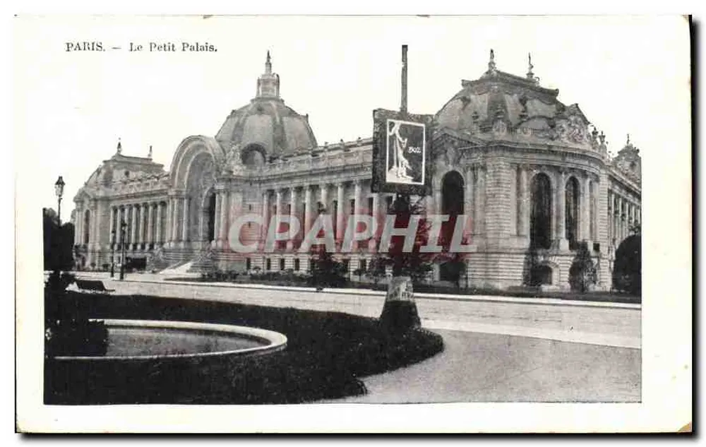 Paris — O Petit Palais — editor não identificado - Frente