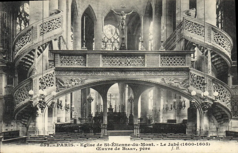 Kirche St-Étienne-du-Mont — Der Chorvorhang (1600-1605) — J.H. - Vorderseite