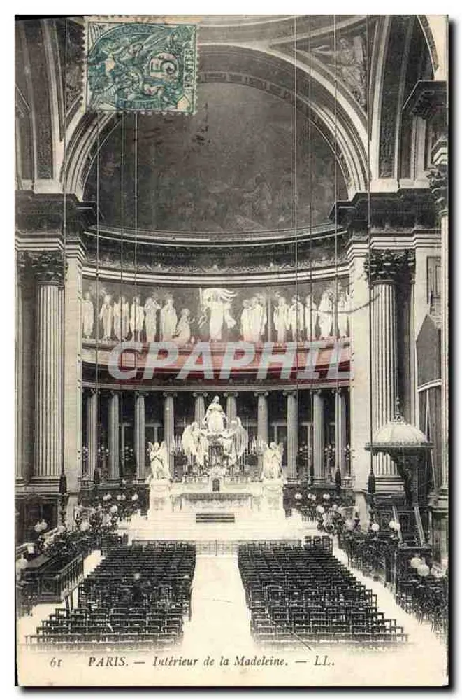 PARIS — Interior da Madeleine — LI. - Frente