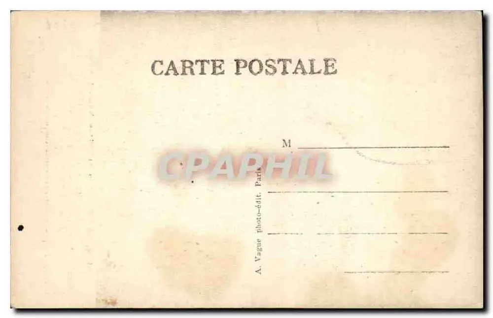 Paris — Arco do Triunfo da Estrela — por Cortot - Verso