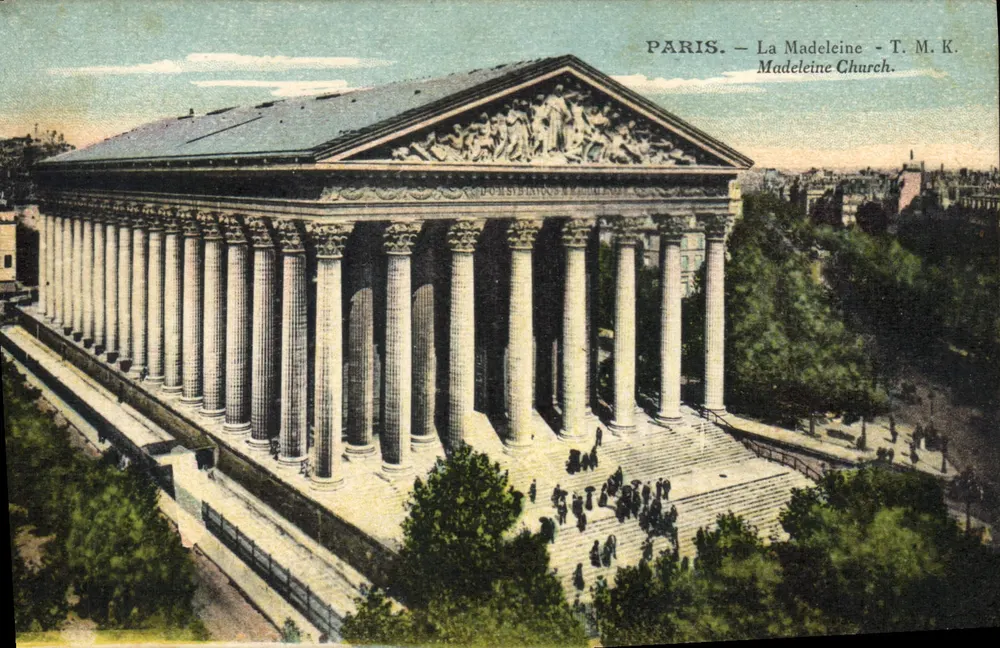 Paryż — La Madeleine — T.M.K. - Awers